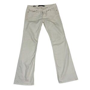 Vigoss Collection bootcut jeans white stretchy cotton blend women's 10